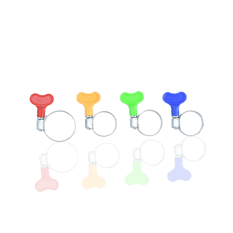 Amerikan tipi plastik saplı hortum kelepçesi